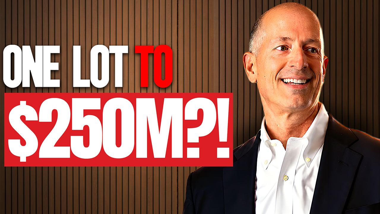 Thumbnail option 1: One lot to $250M